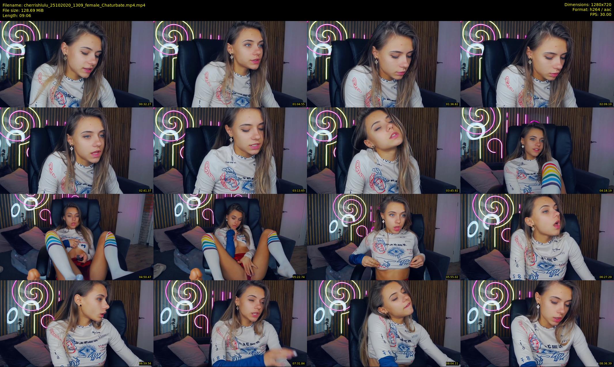 cherrishlulu — 10 minute Chaturbate female cam show recording, 720p, Oct 25, 2020