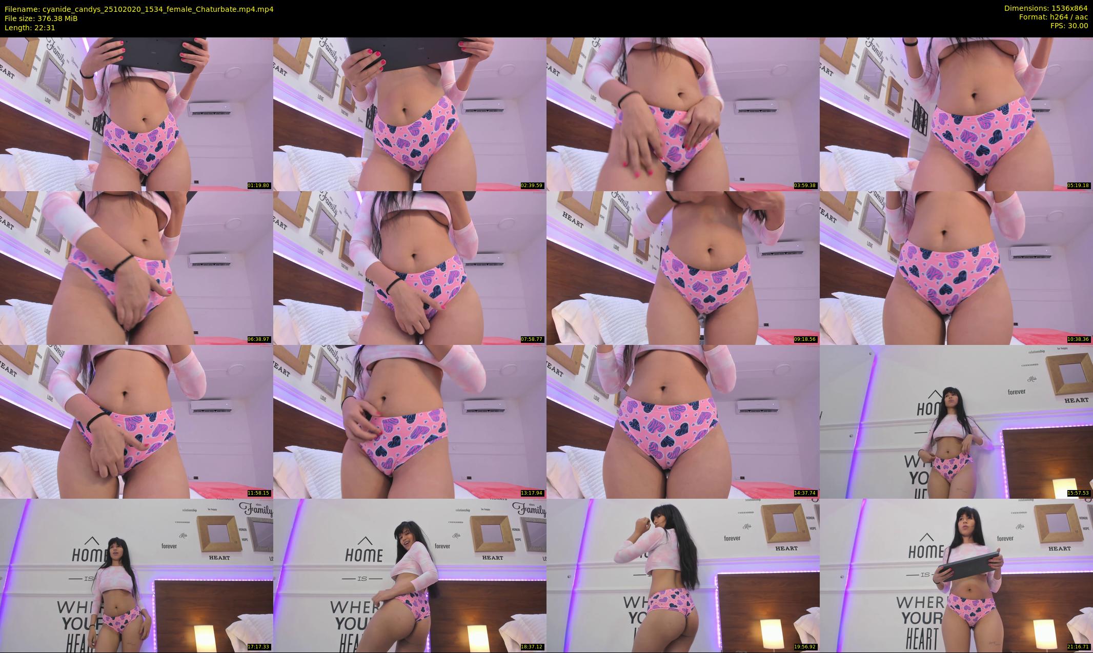 cyanide_candys — 23 minute Chaturbate female cam show recording, 720p, Oct 25, 2020