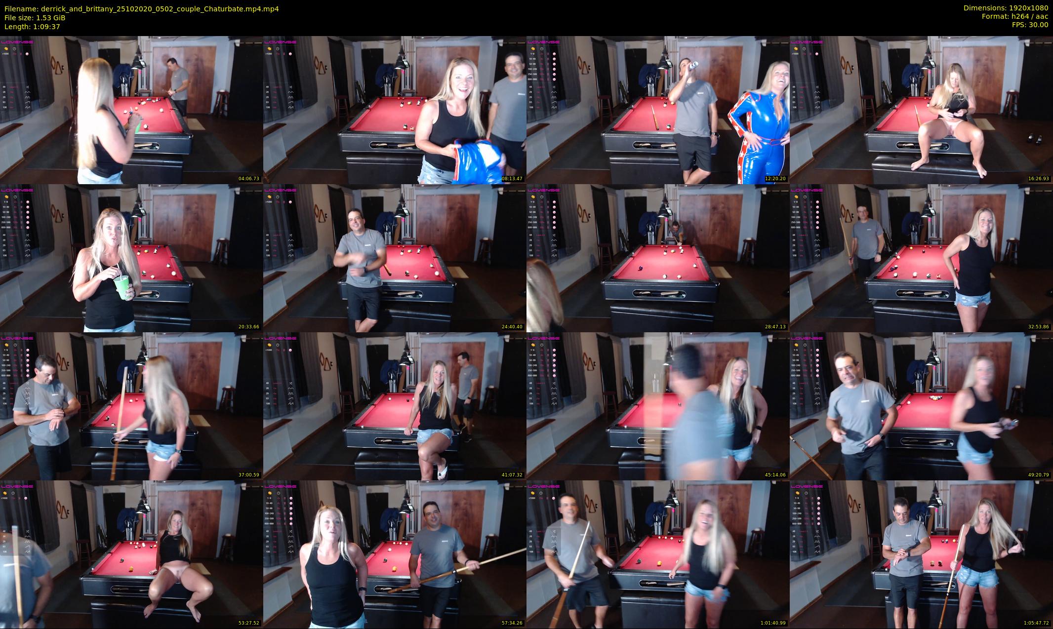 derrick_and_brittany — 70 minute Chaturbate couple cam show recording, 1080p, Oct 25, 2020