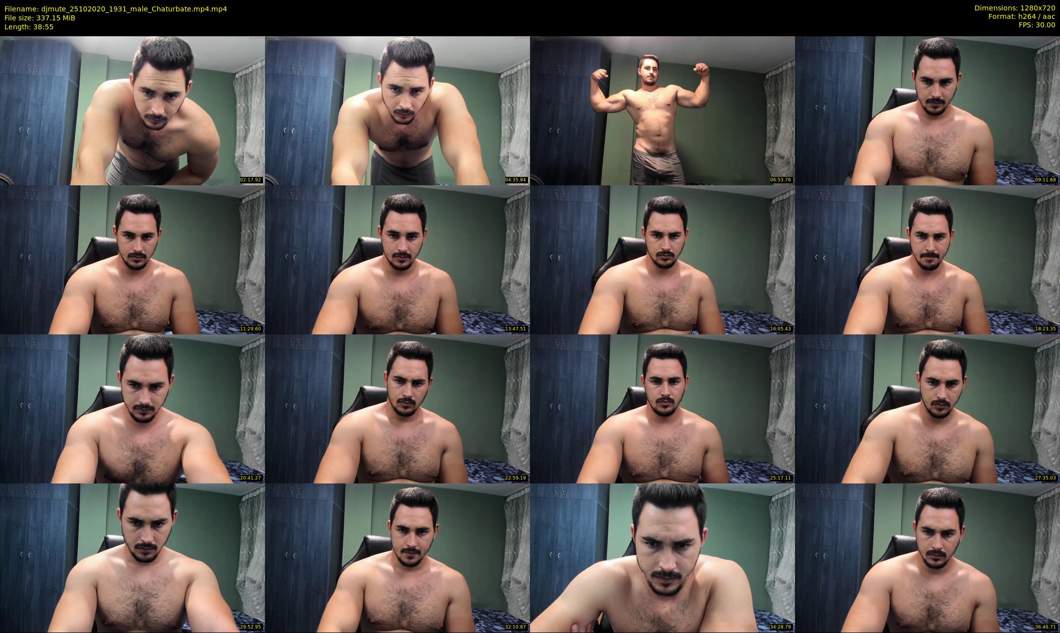 djmute — 39 minute Chaturbate male cam show recording, 720p, Oct 25, 2020