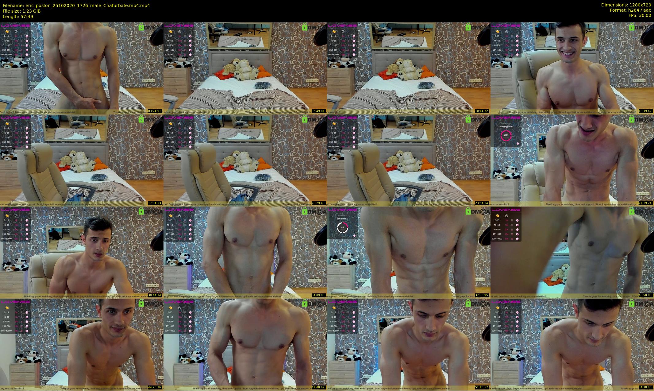 eric_poston — 58 minute Chaturbate male cam show recording, 720p, Oct 25, 2020