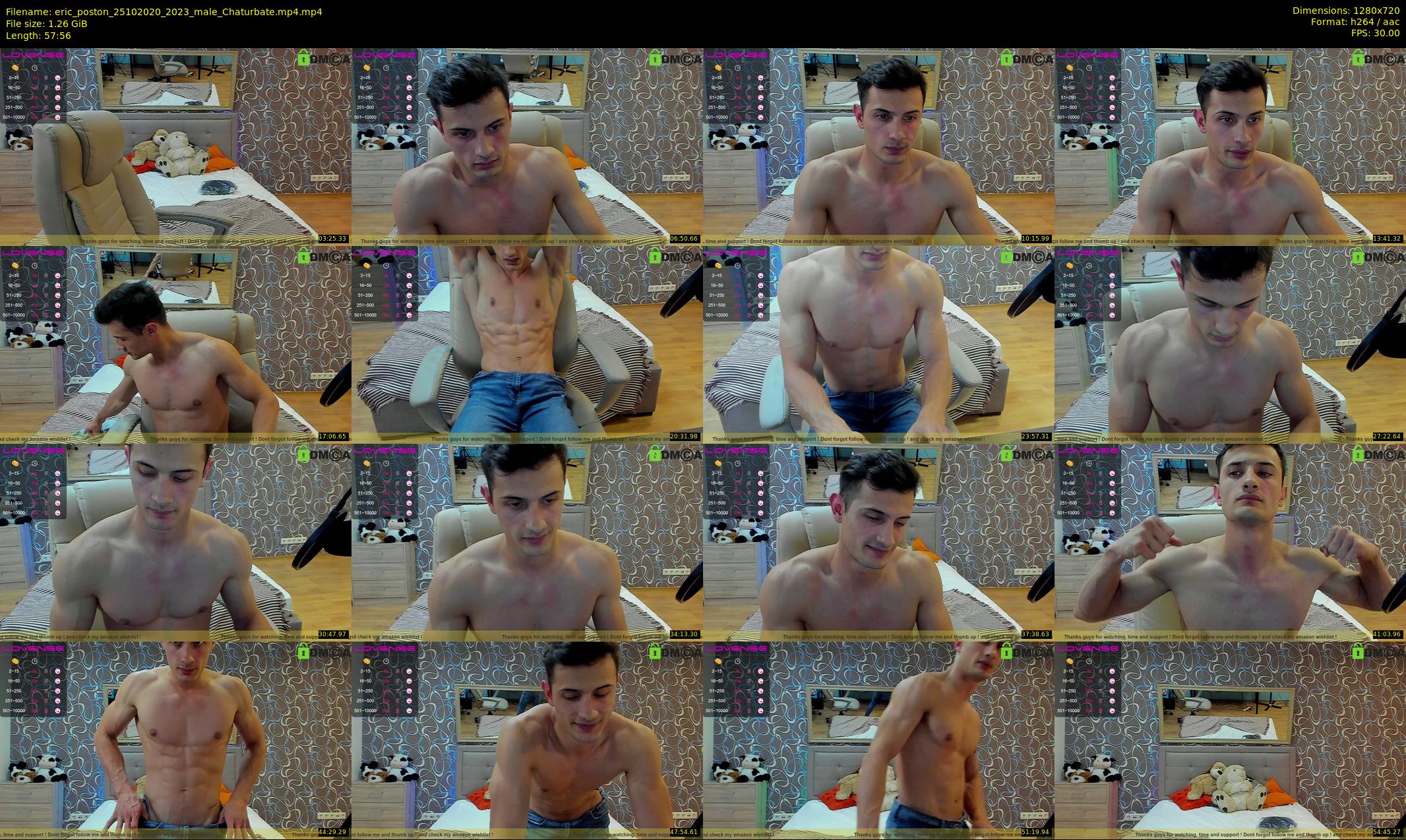 eric_poston — 58 minute Chaturbate male cam show recording, 720p, Oct 25, 2020