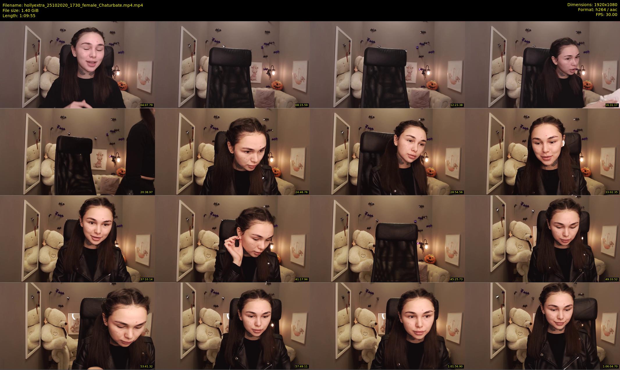 hollyextra — 70 minute Chaturbate female cam show recording, 1080p, Oct 25, 2020