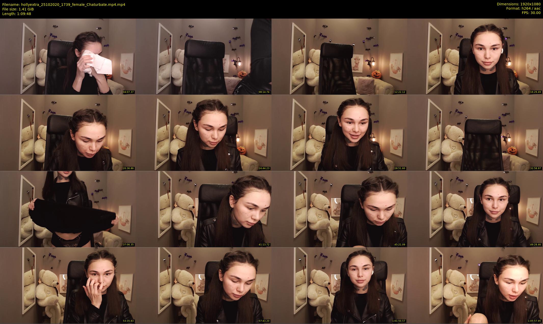 hollyextra — 70 minute Chaturbate female cam show recording, 1080p, Oct 25, 2020