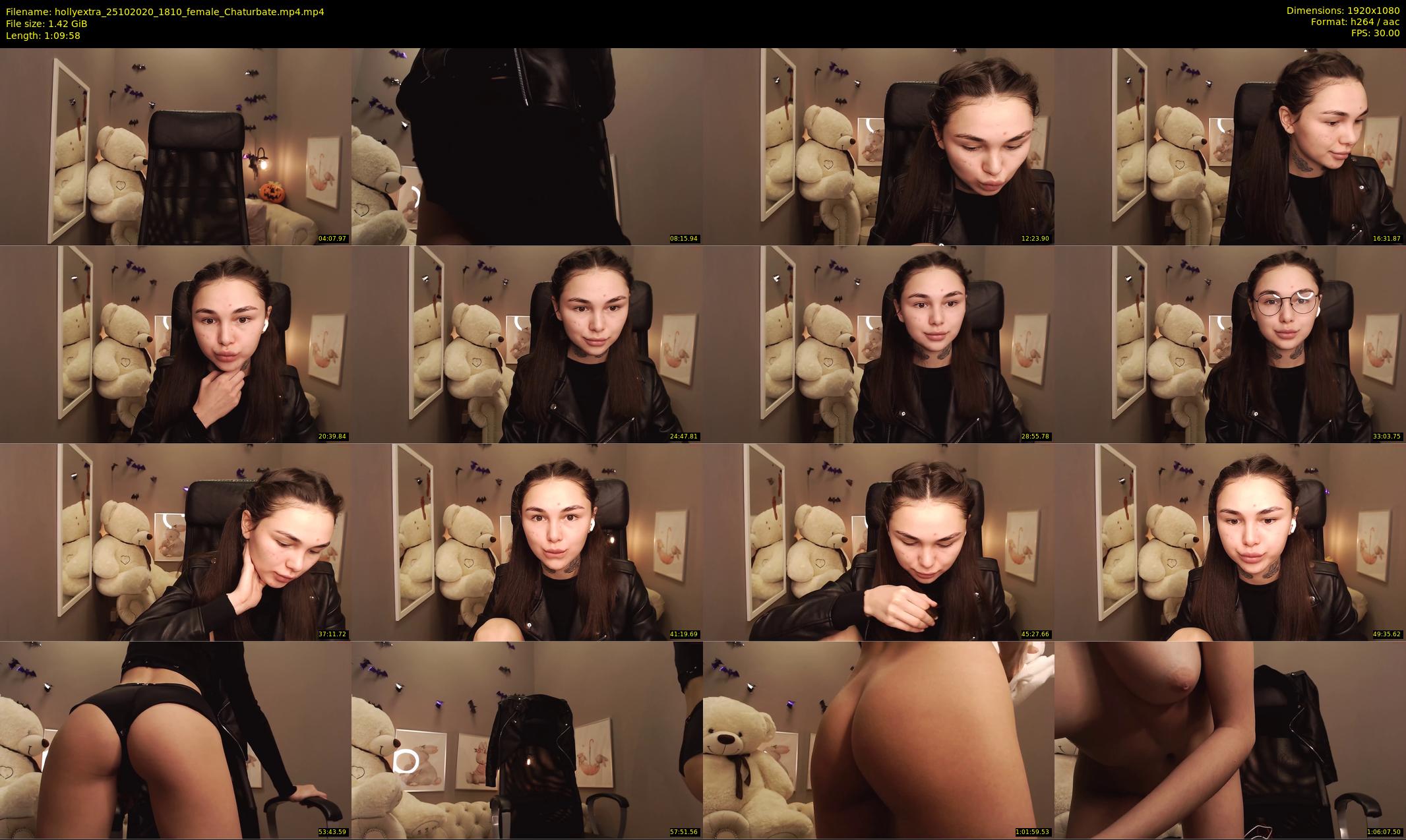 hollyextra — 70 minute Chaturbate female cam show recording, 1080p, Oct 25, 2020