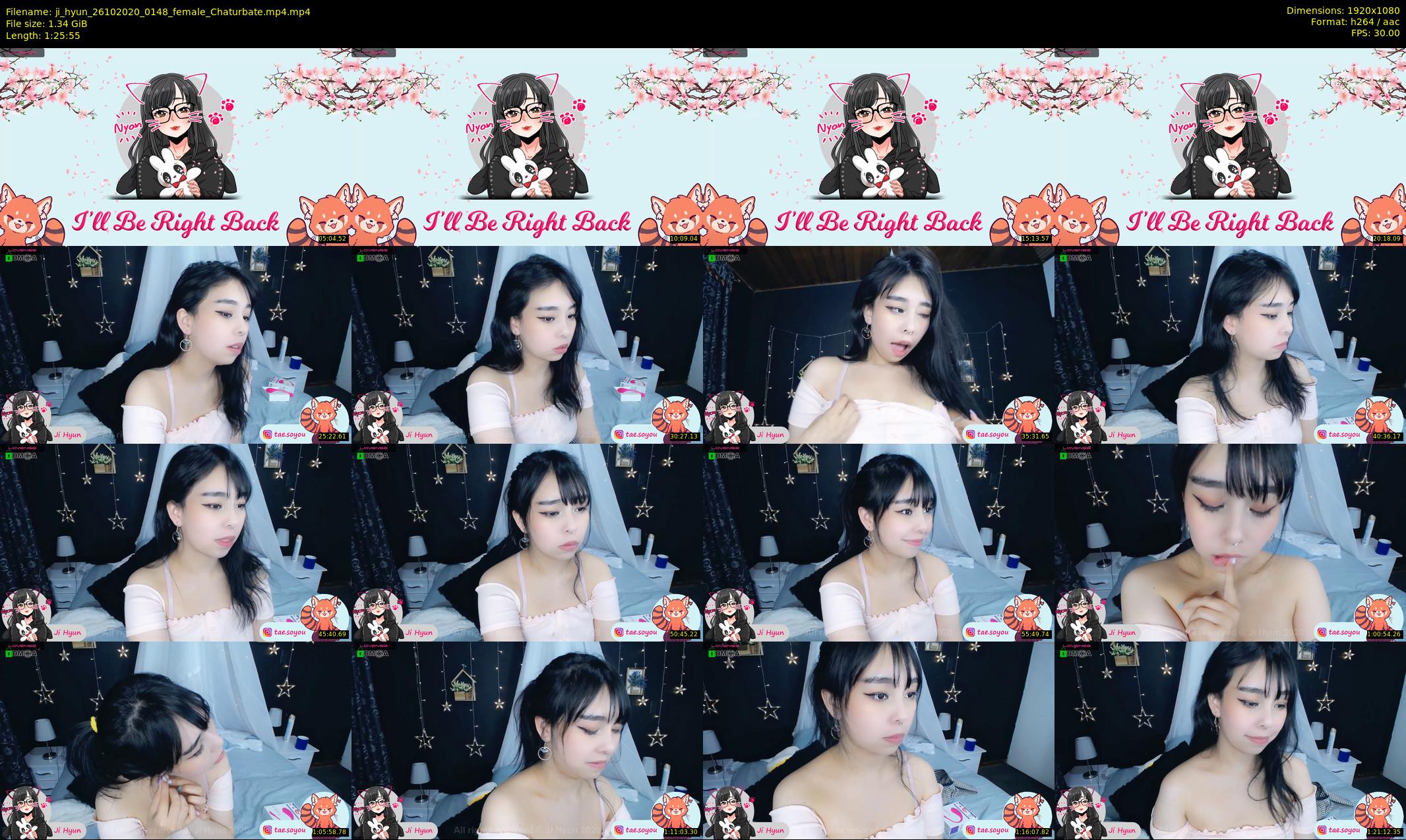 ji_hyun — 86 minute Chaturbate female cam show recording, 1080p, Oct 26, 2020