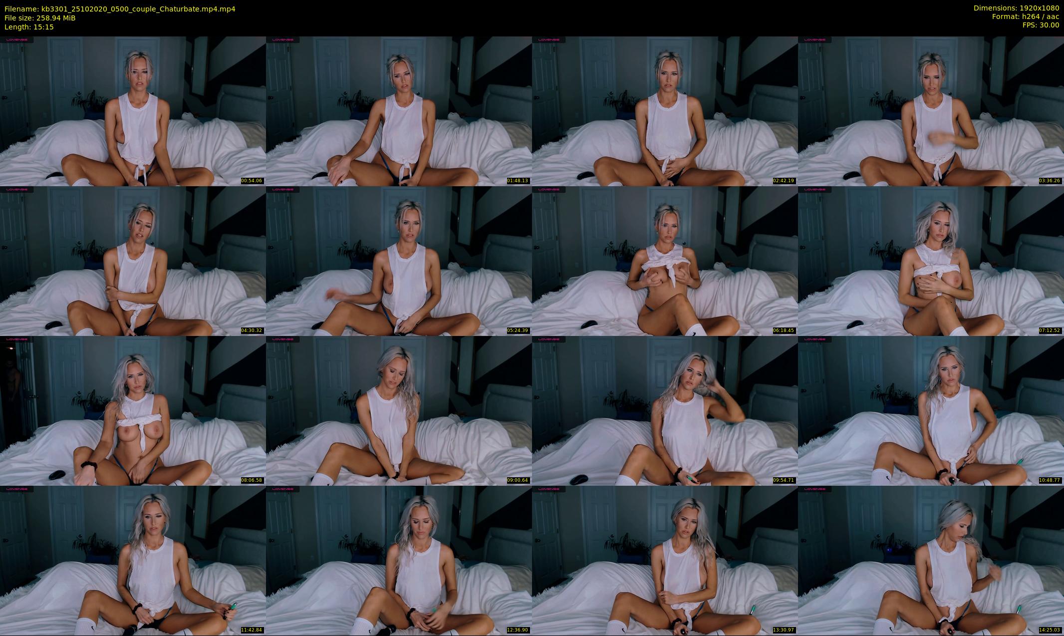 kb3301 — 16 minute Chaturbate couple cam show recording, 1080p, Oct 25, 2020