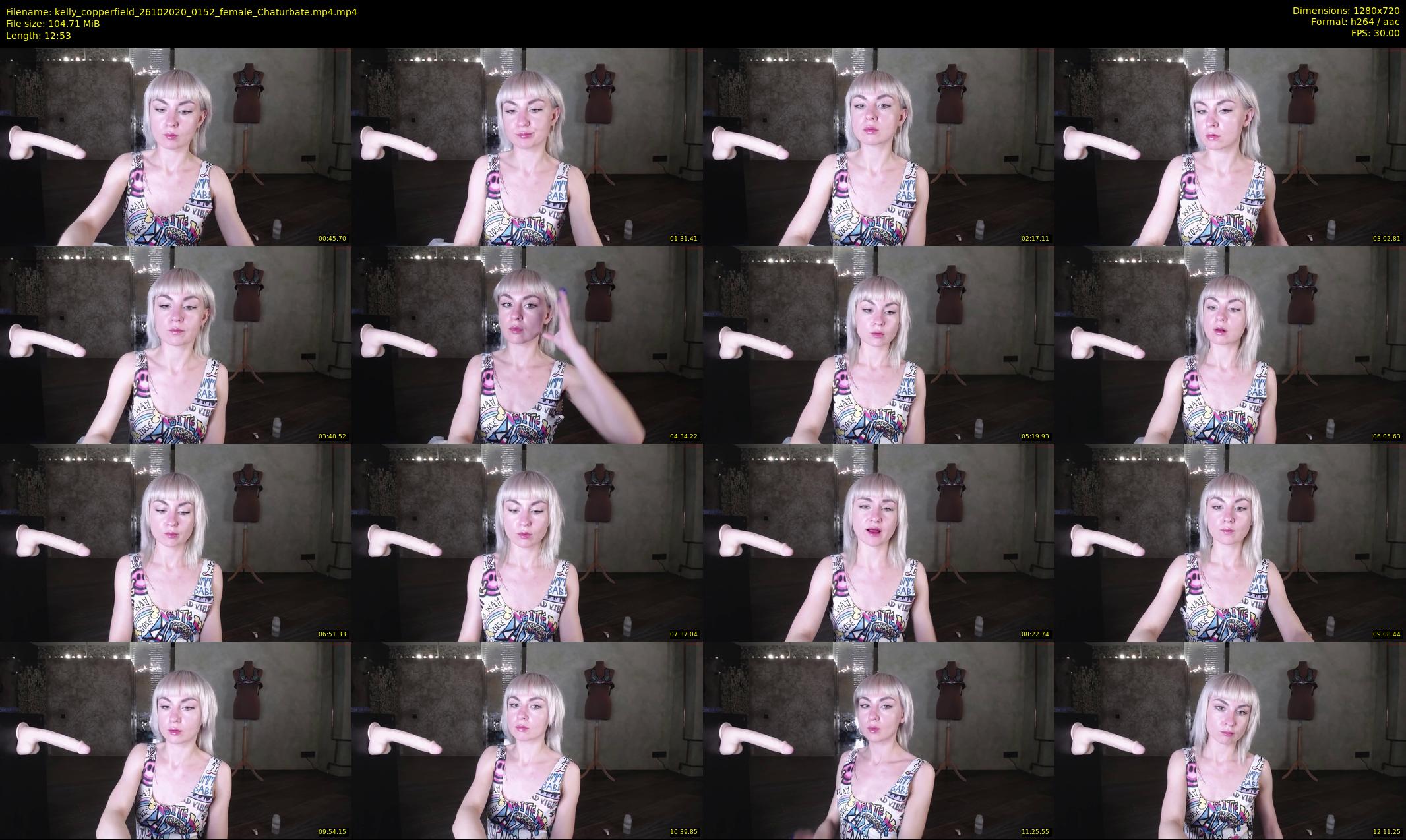 kelly_copperfield — 13 minute Chaturbate female cam show recording, 720p, Oct 26, 2020
