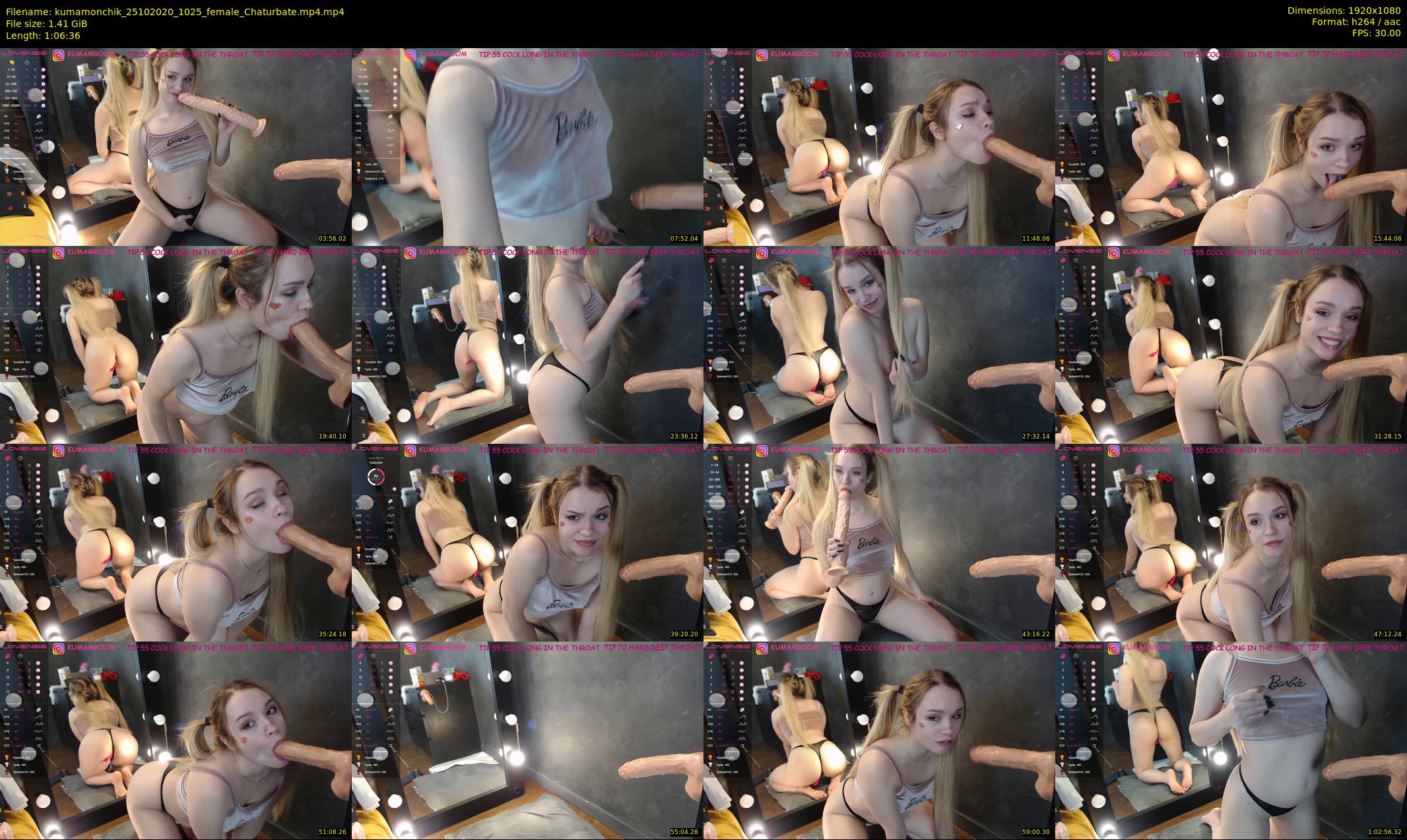 kumamonchik — 67 minute Chaturbate couple cam show recording, 1080p, Oct 25, 2020