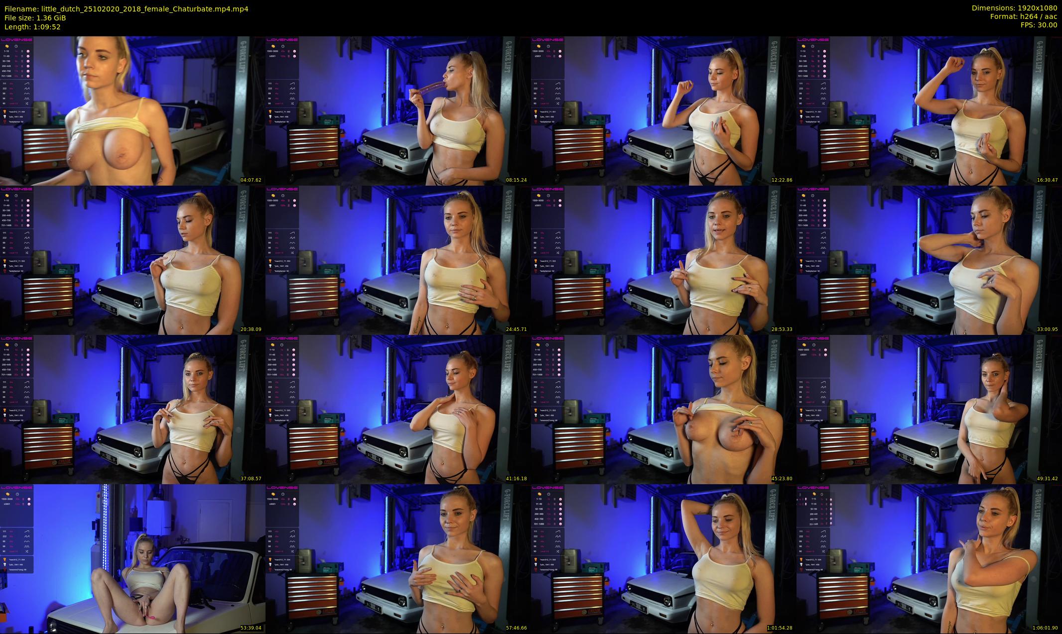little_dutch — 70 minute Chaturbate female cam show recording, 1080p, Oct 25, 2020