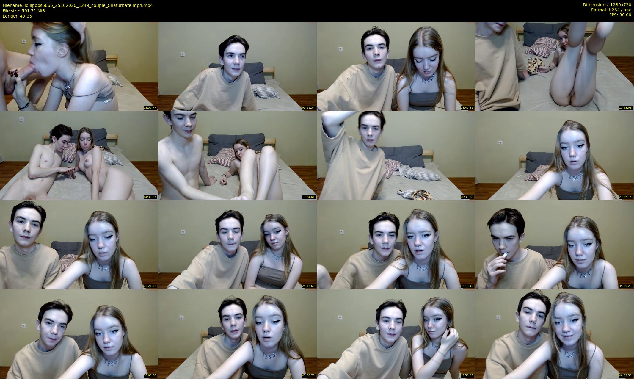 lollipops6666 — 50 minute Chaturbate couple cam show recording, 720p, Oct 25, 2020