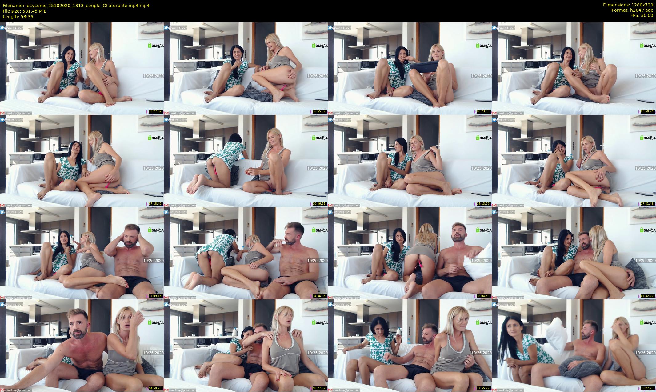 lucycums — 59 minute Chaturbate couple cam show recording, 720p, Oct 25, 2020