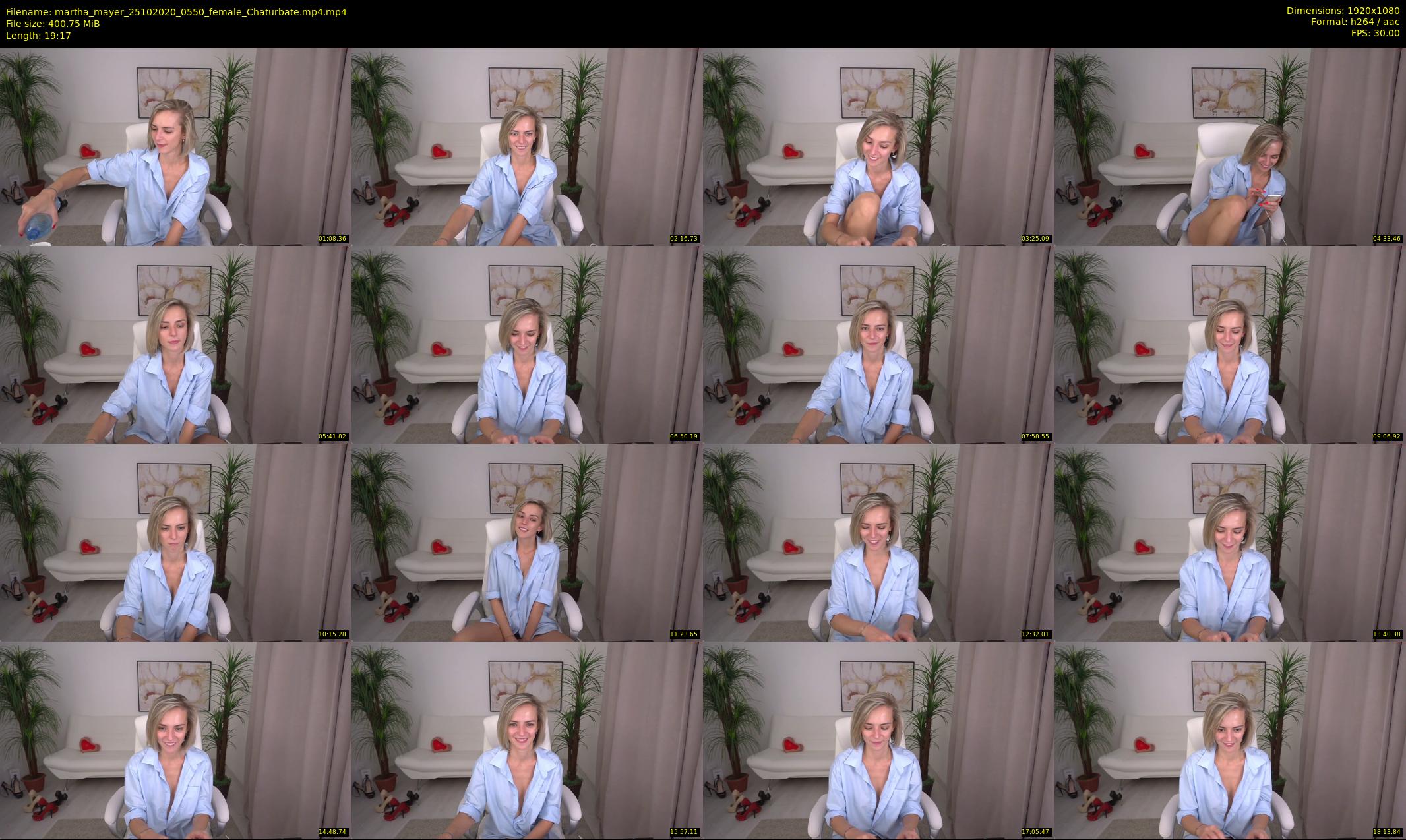 martha_mayer — 20 minute Chaturbate female cam show recording, 1080p, Oct 25, 2020