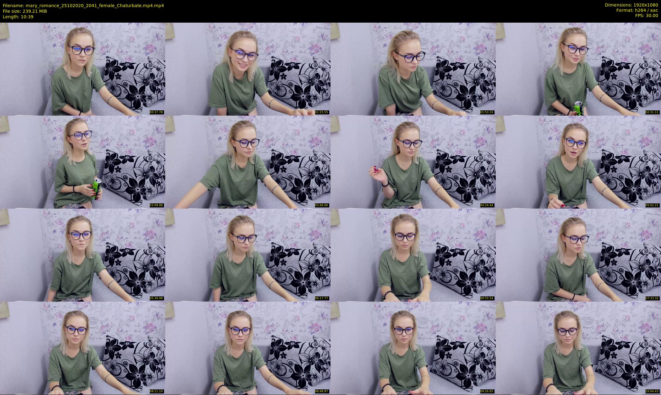 mary_romance — 11 minute Chaturbate female cam show recording, 1080p, Oct 25, 2020