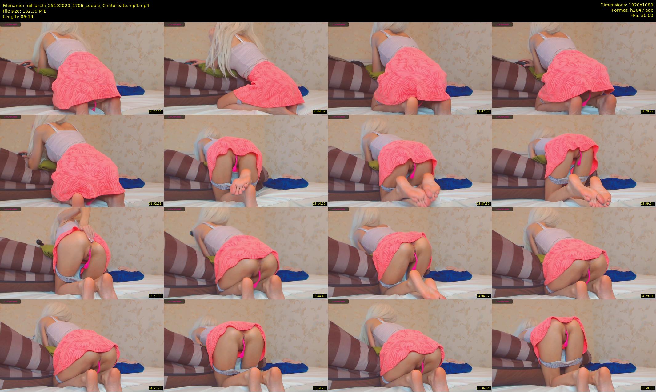 milliarchi — 7 minute Chaturbate couple cam show recording, 1080p, Oct 25, 2020