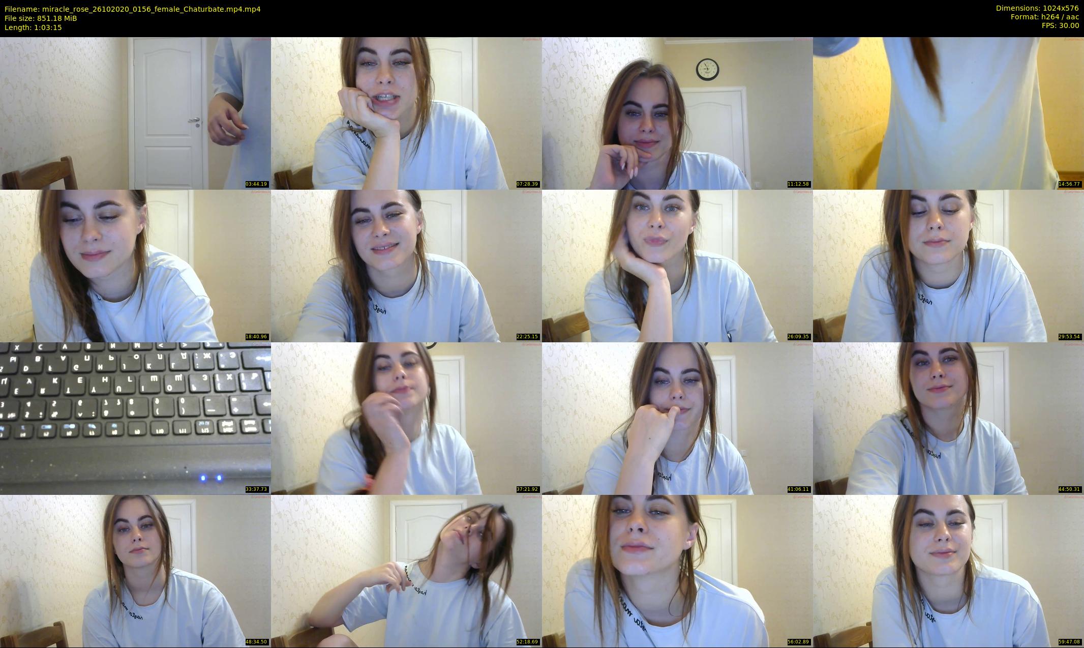 miracle_rose — 64 minute Chaturbate female cam show recording, 480p, Oct 26, 2020