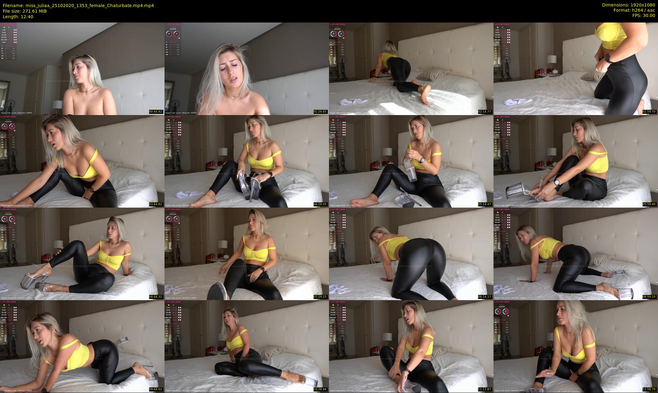 miss_juliaa — 13 minute Chaturbate female cam show recording, 1080p, Oct 25, 2020