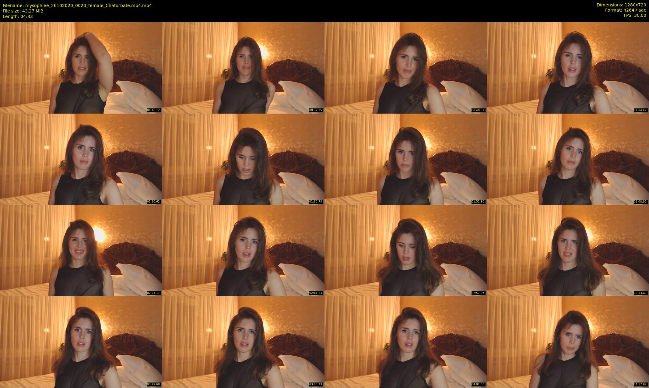 mysophiee — 5 minute Chaturbate female cam show recording, 720p, Oct 26, 2020