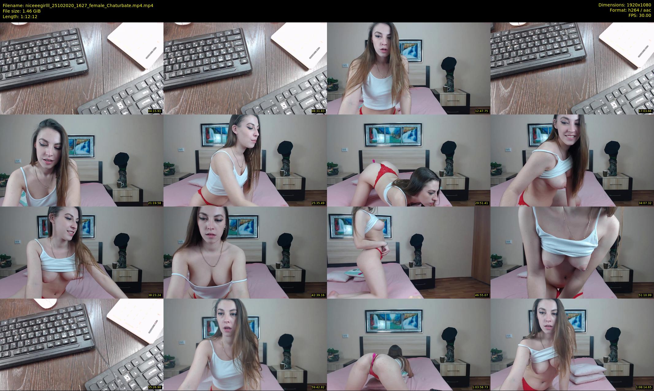 niceeegirlll — 73 minute Chaturbate couple cam show recording, 1080p, Oct 25, 2020