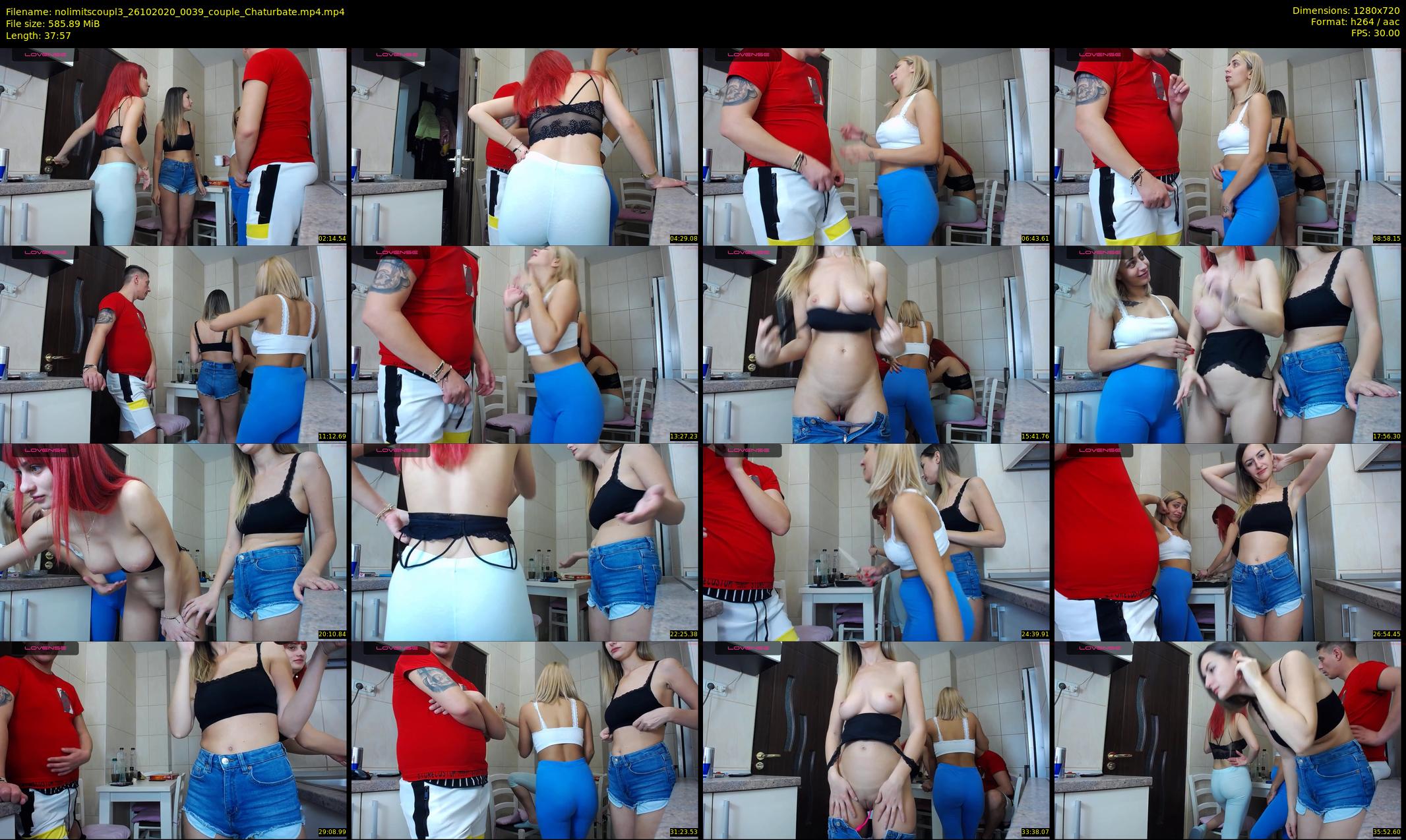 nolimitscoupl3 — 38 minute Chaturbate couple cam show recording, 720p, Oct 26, 2020