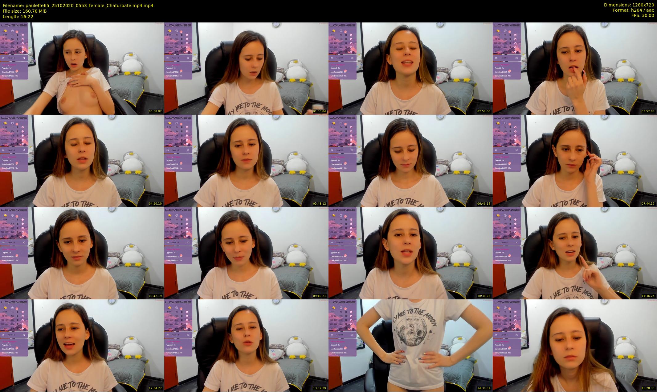 paulette65 — 17 minute Chaturbate female cam show recording, 720p, Oct 25, 2020
