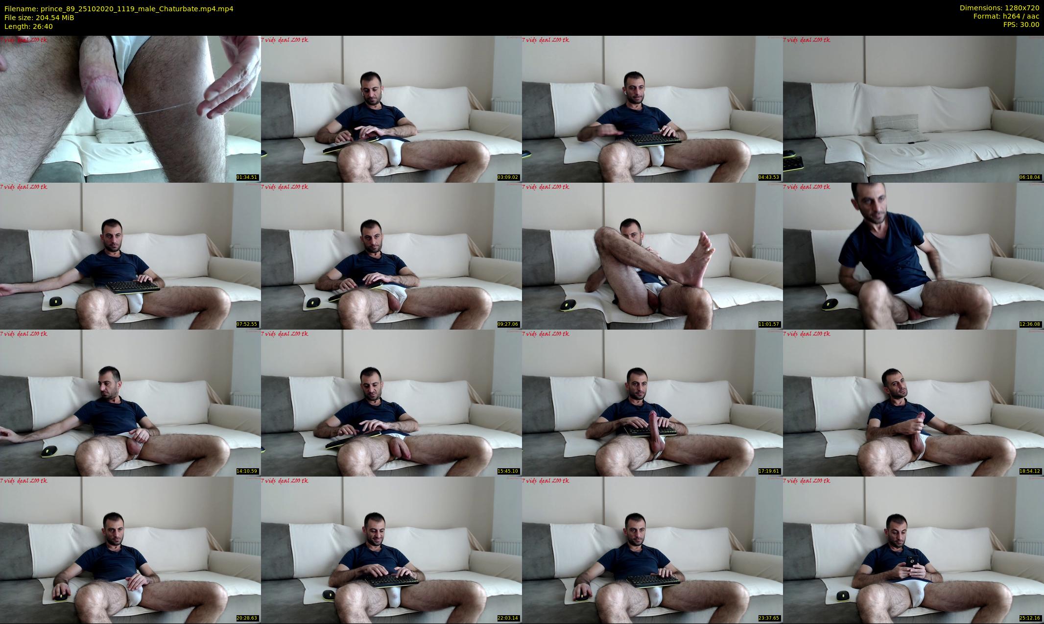 prince_89 — 27 minute Chaturbate male cam show recording, 720p, Oct 25, 2020