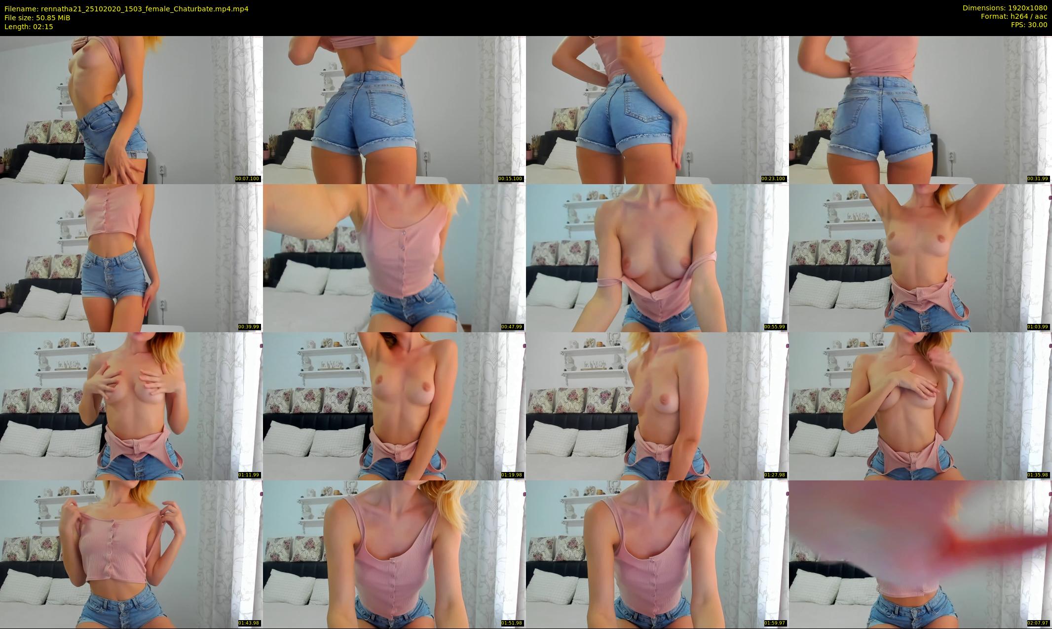 rennatha21 — 3 minute Chaturbate female cam show recording, 1080p, Oct 25, 2020