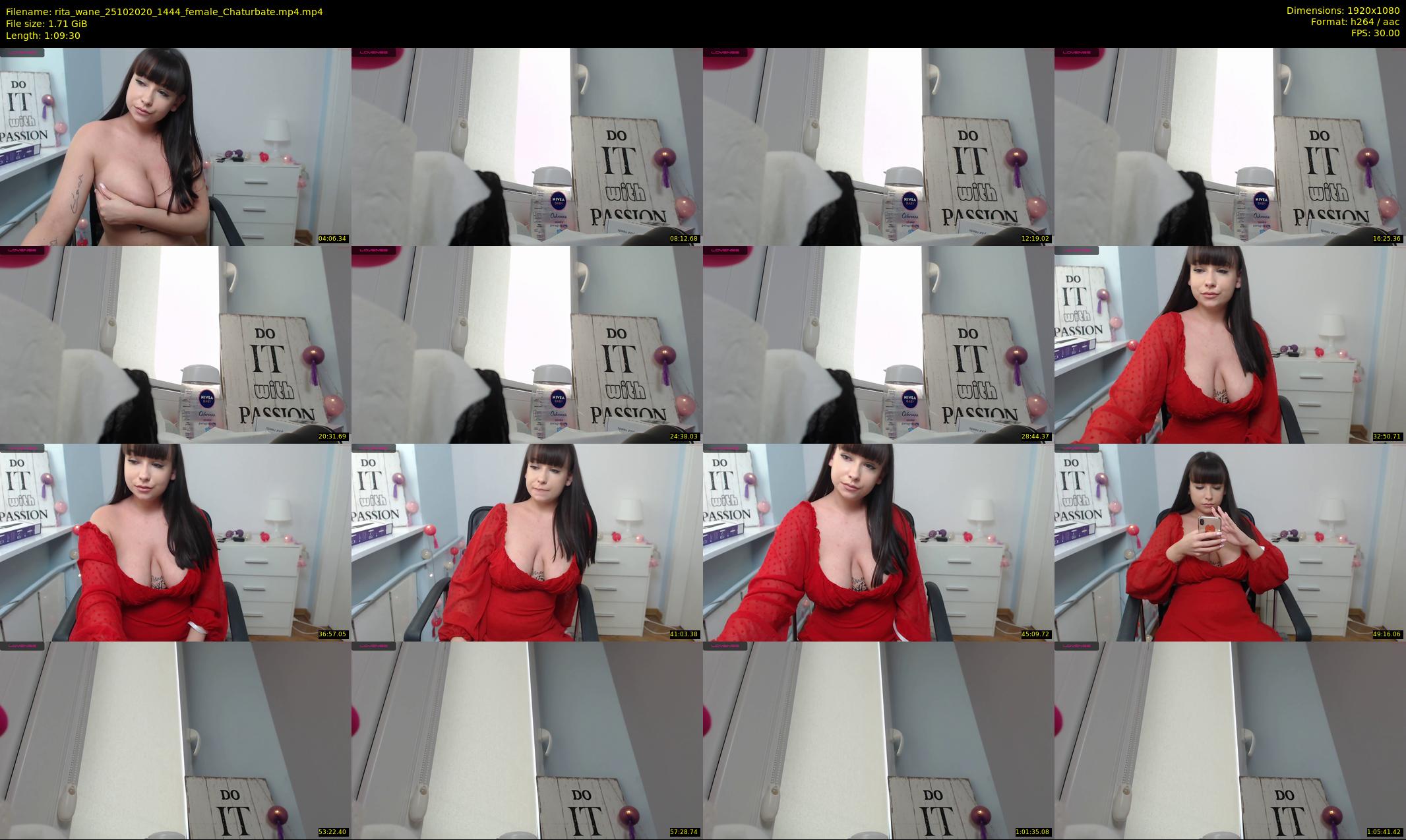 rita_wane — 70 minute Chaturbate female cam show recording, 1080p, Oct 25, 2020
