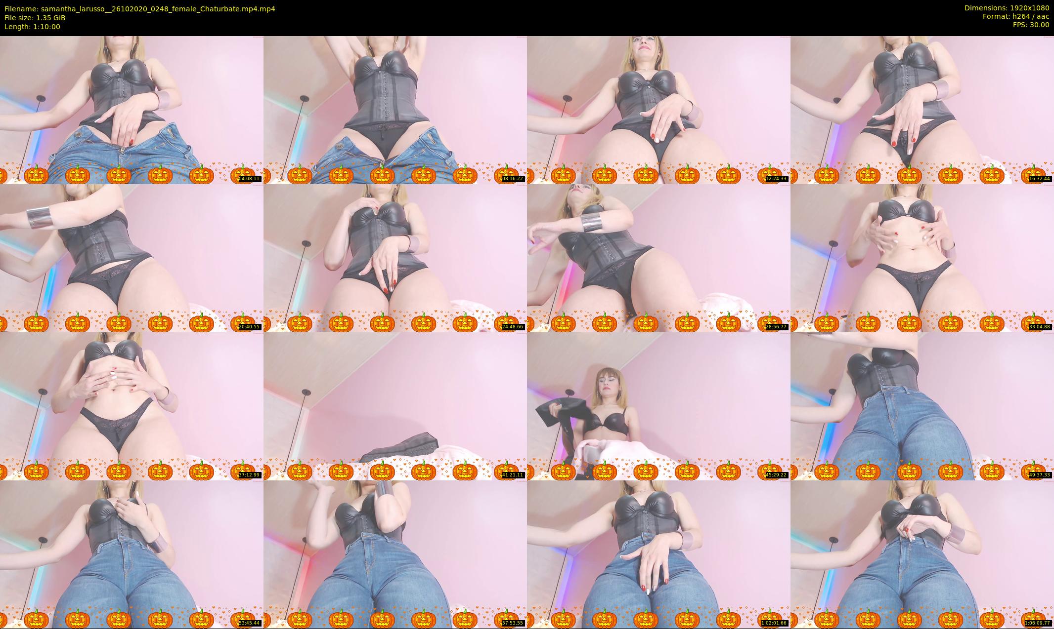 samantha_larusso_ — 70 minute Chaturbate couple cam show recording, 1080p, Oct 26, 2020