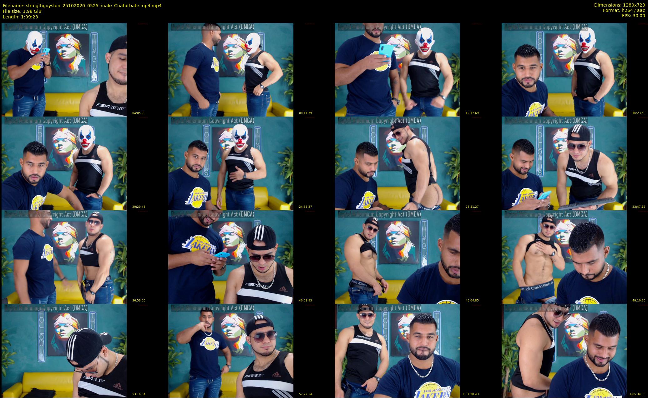 straigthguysfun — 70 minute Chaturbate male cam show recording, 720p, Oct 25, 2020