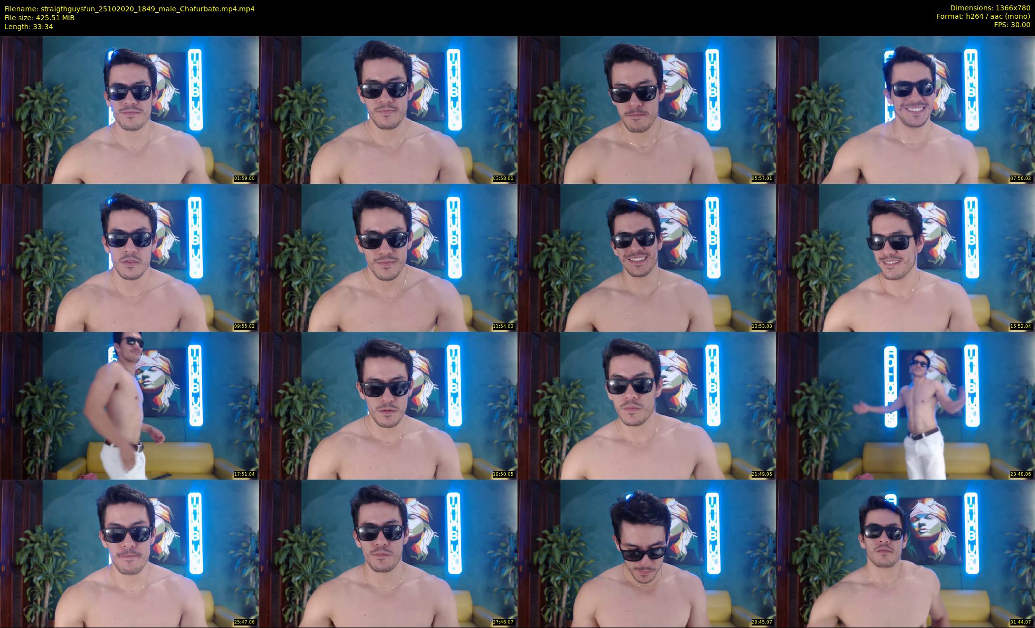 straigthguysfun — 34 minute Chaturbate male cam show recording, 720p, Oct 25, 2020
