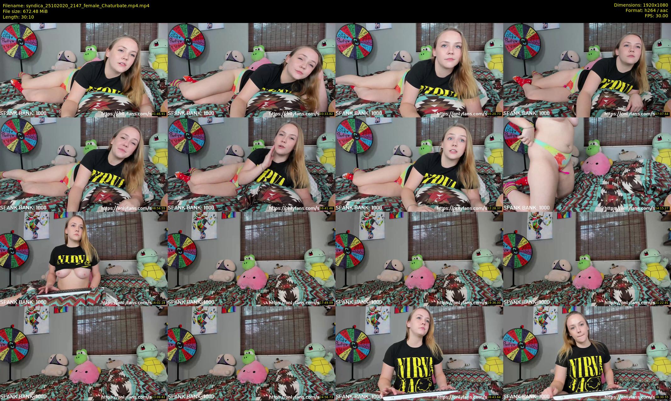 syndica — 31 minute Chaturbate female cam show recording, 1080p, Oct 25, 2020