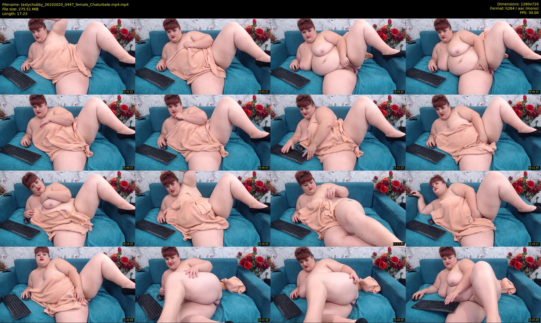tastychubby — 18 minute Chaturbate female cam show recording, 720p, Oct 26, 2020