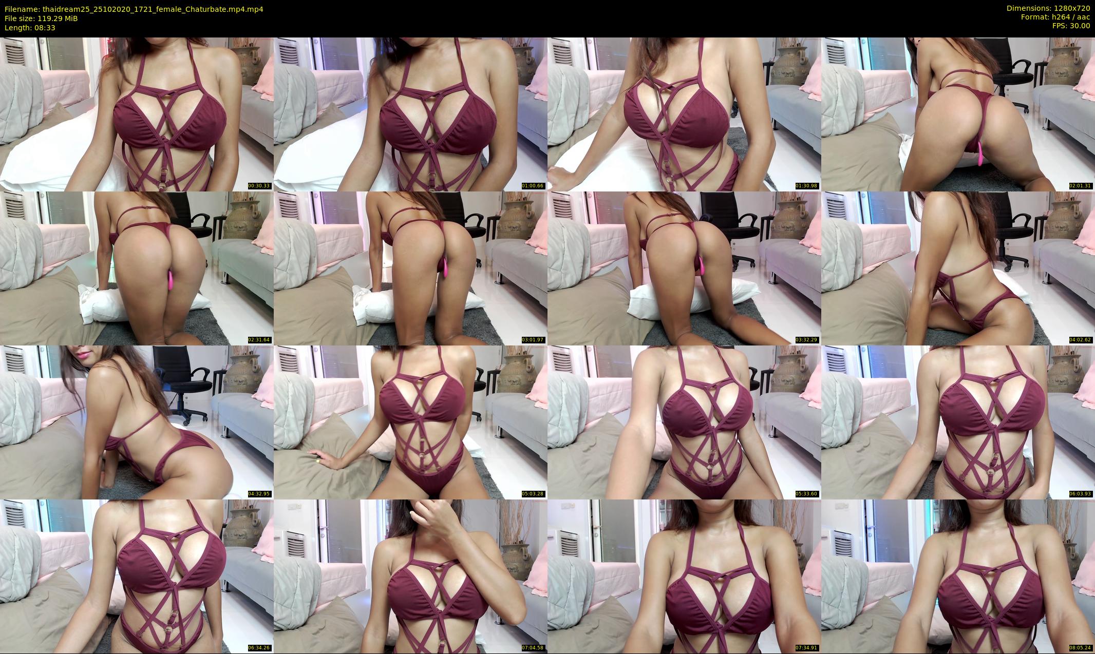 thaidream25 — 9 minute Chaturbate female cam show recording, 720p, Oct 25, 2020