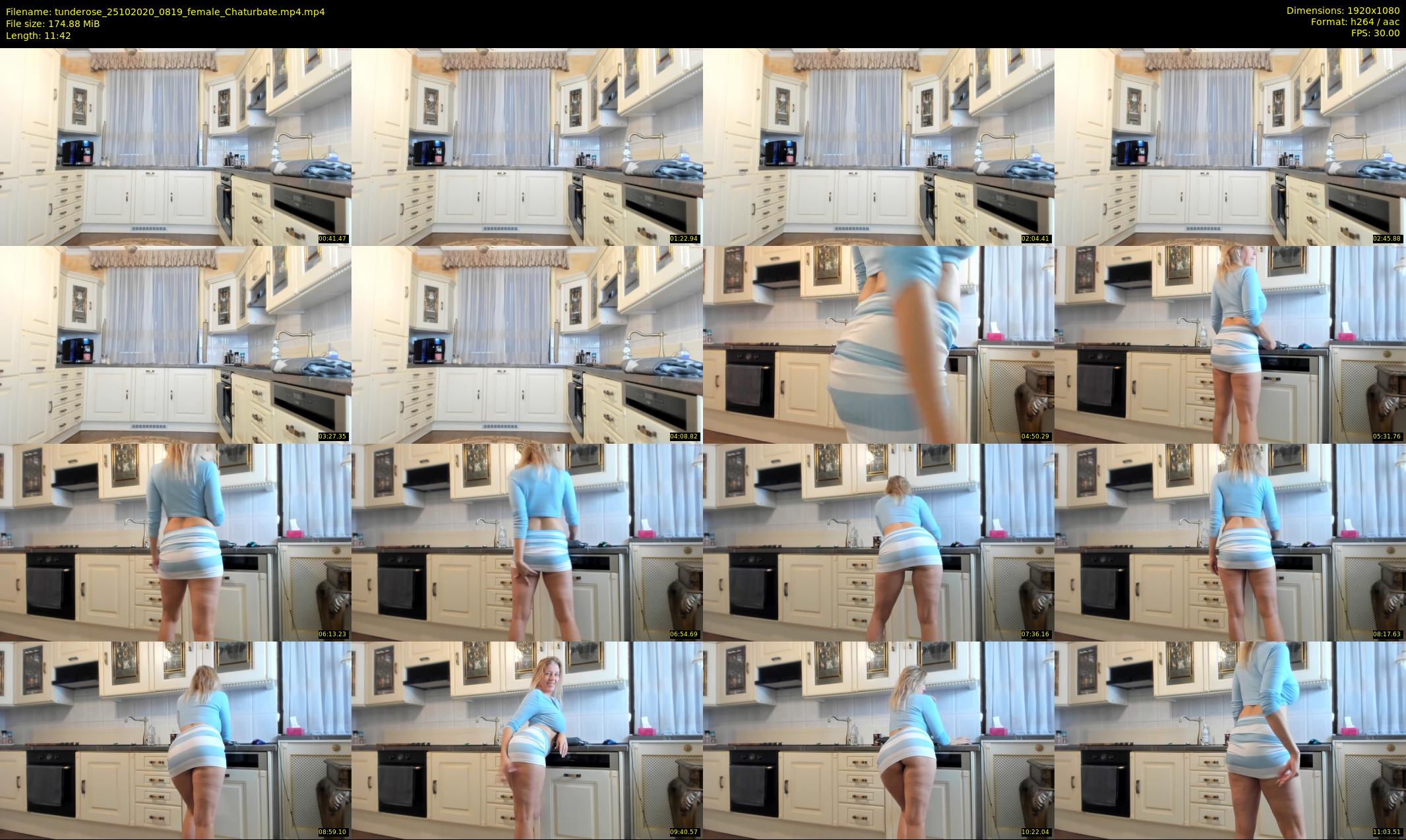 tunderose — 12 minute Chaturbate female cam show recording, 1080p, Oct 25, 2020