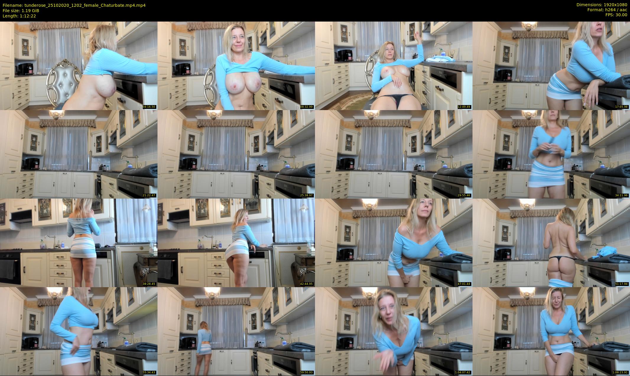 tunderose — 73 minute Chaturbate female cam show recording, 1080p, Oct 25, 2020
