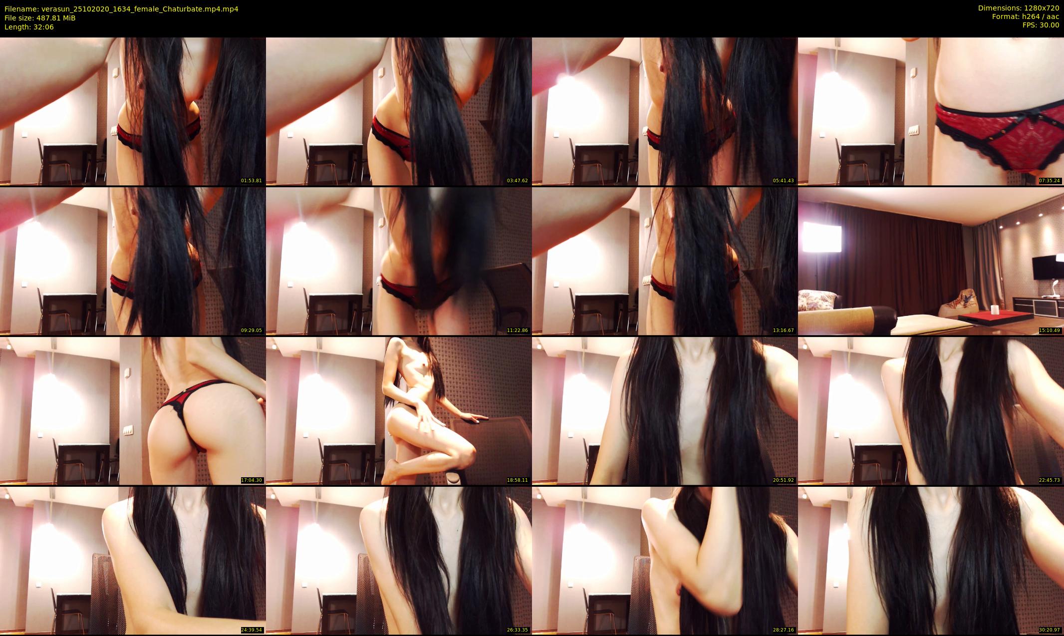 verasun — 33 minute Chaturbate female cam show recording, 720p, Oct 25, 2020