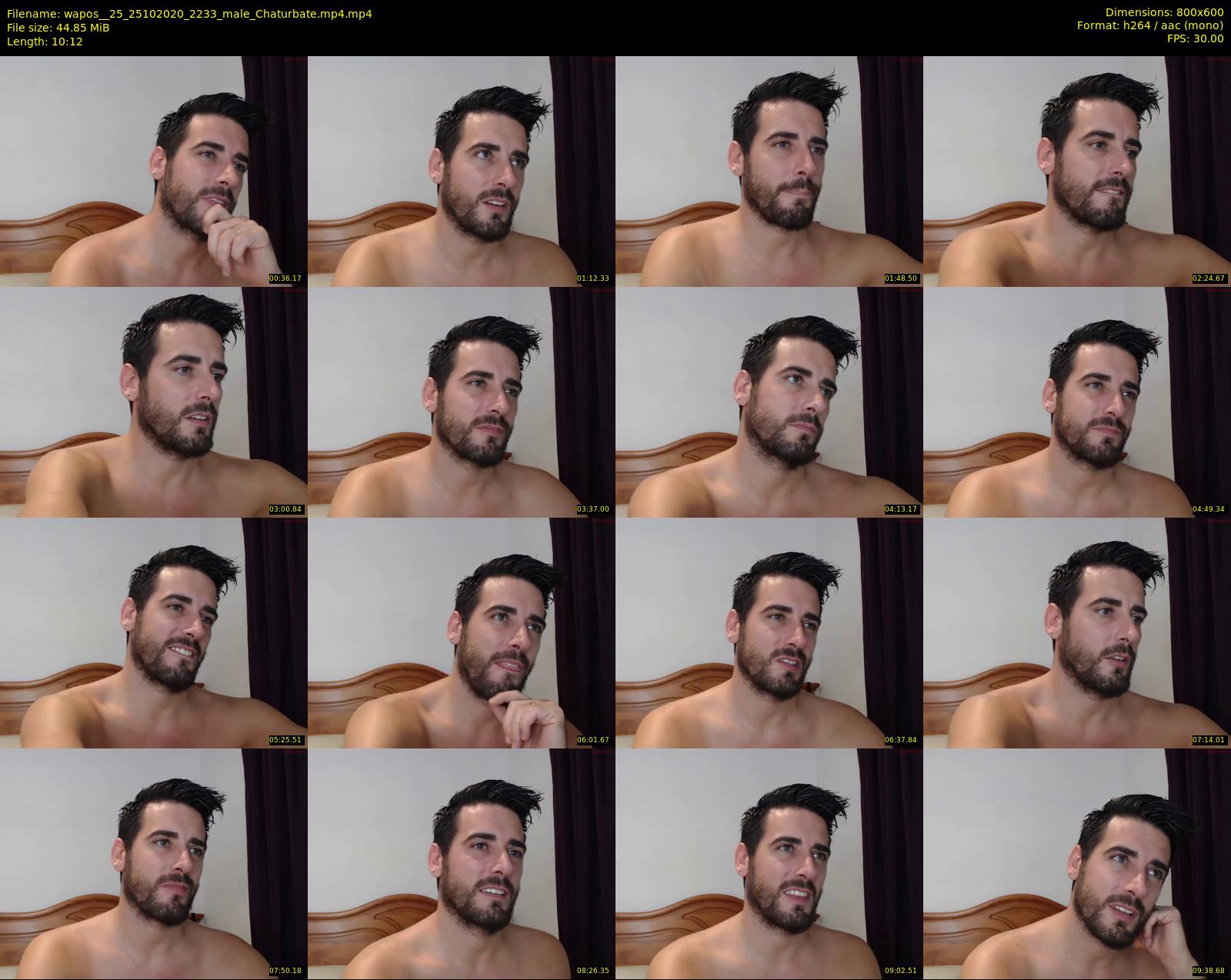 wapos__25 — 11 minute Chaturbate male cam show recording, 480p, Oct 25, 2020