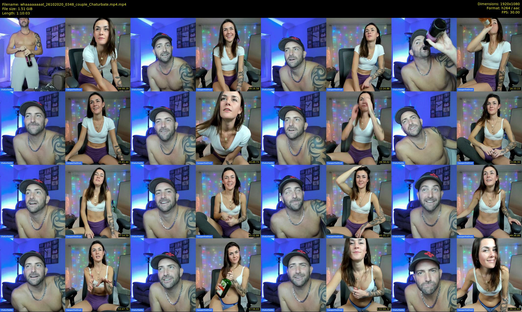 whaaaaaaaat — 71 minute Chaturbate couple cam show recording, 1080p, Oct 26, 2020