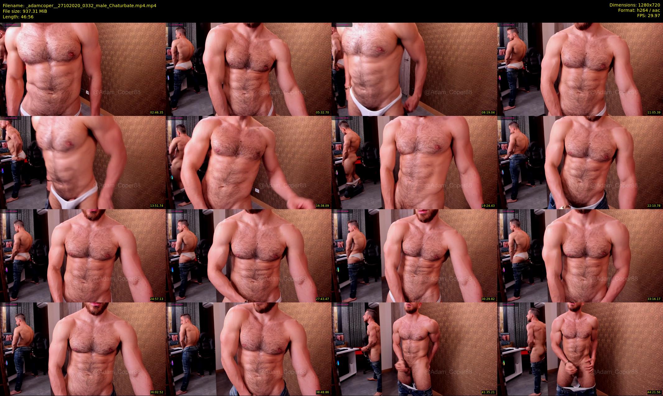 _adamcoper_ — 47 minute Chaturbate male cam show recording, 720p, Oct 27, 2020