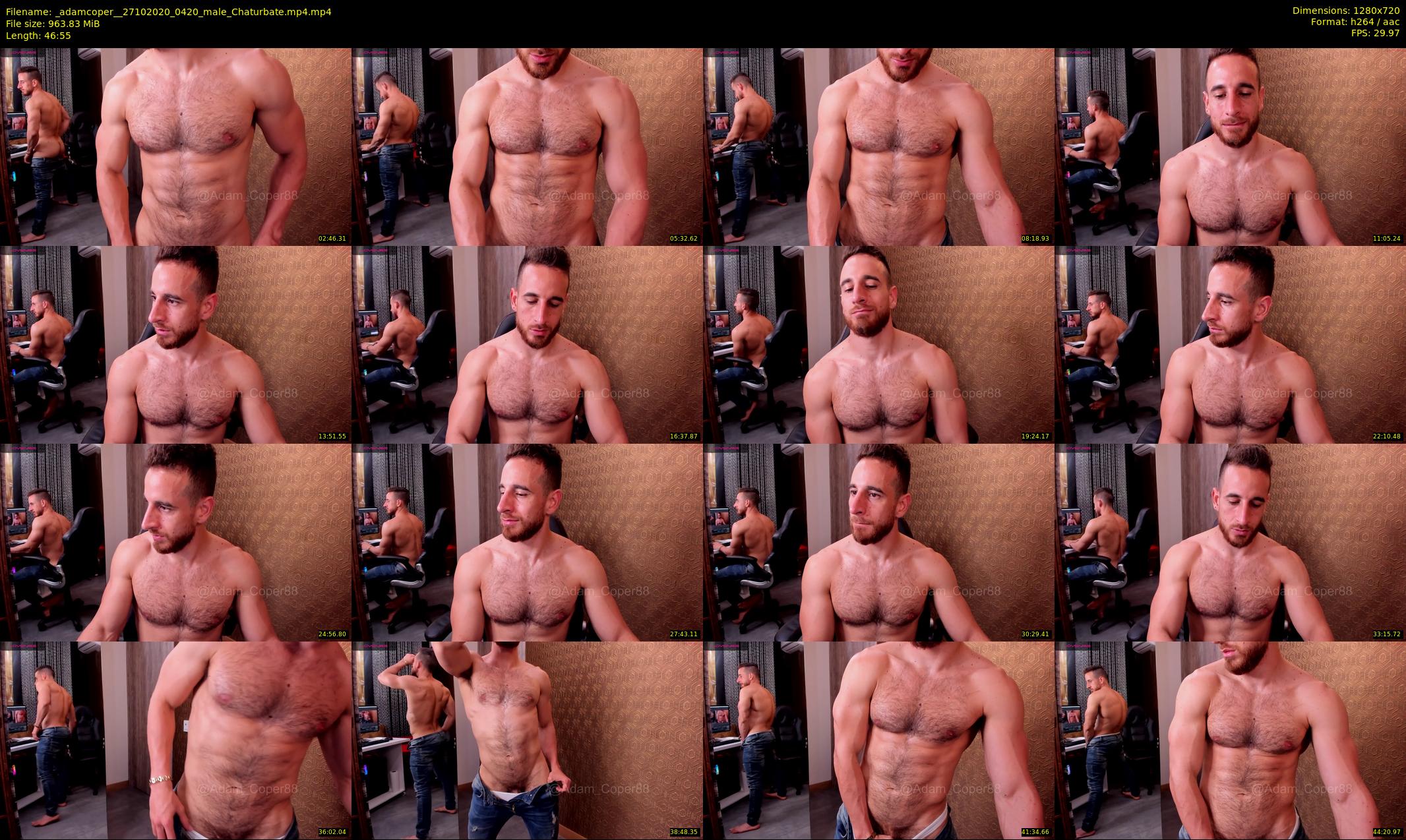 _adamcoper_ — 47 minute Chaturbate male cam show recording, 720p, Oct 27, 2020