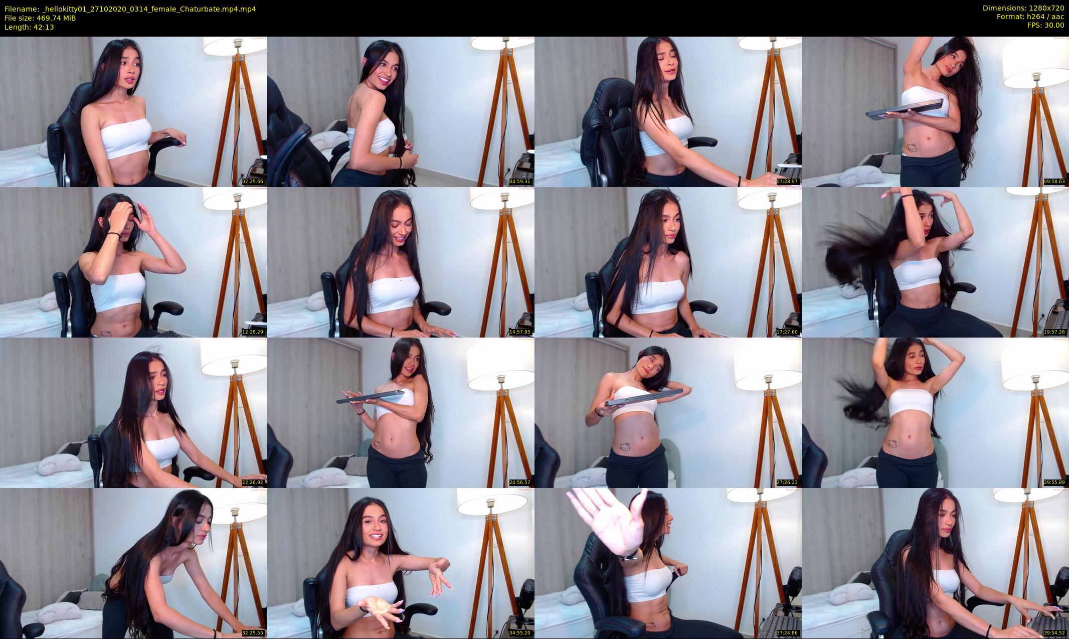 _hellokitty01 — 43 minute Chaturbate female cam show recording, 720p, Oct 27, 2020