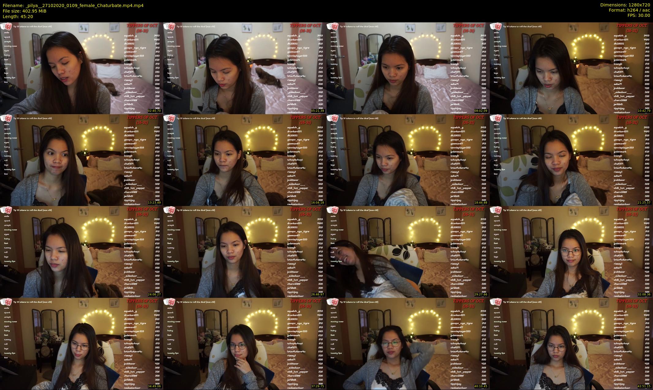 _pilya_ — 46 minute Chaturbate female cam show recording, 720p, Oct 27, 2020