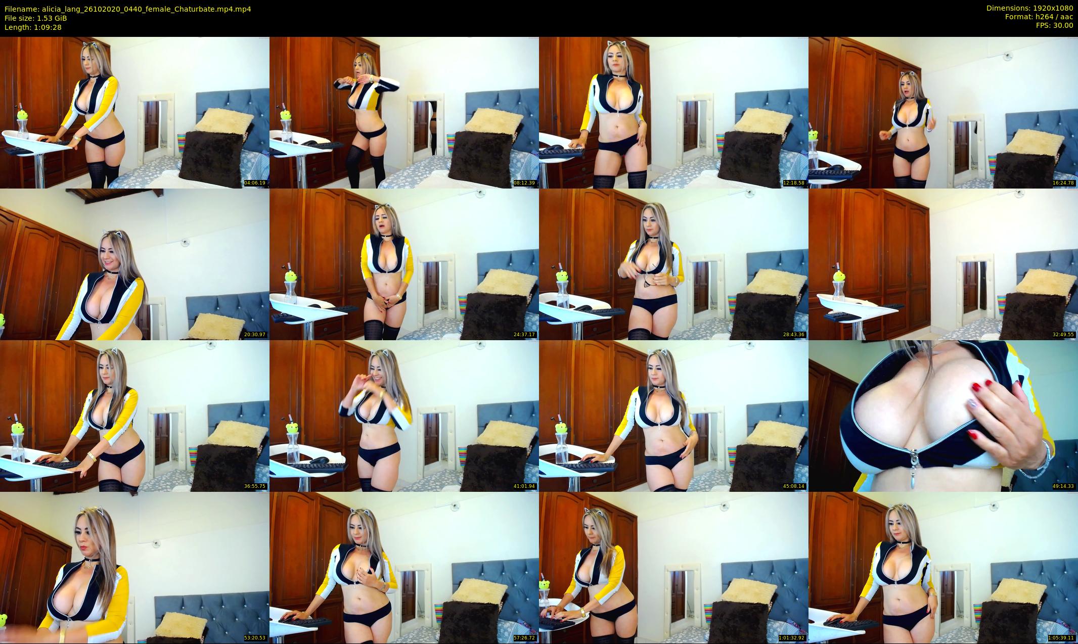 alicia_lang — 70 minute Chaturbate female cam show recording, 1080p, Oct 26, 2020
