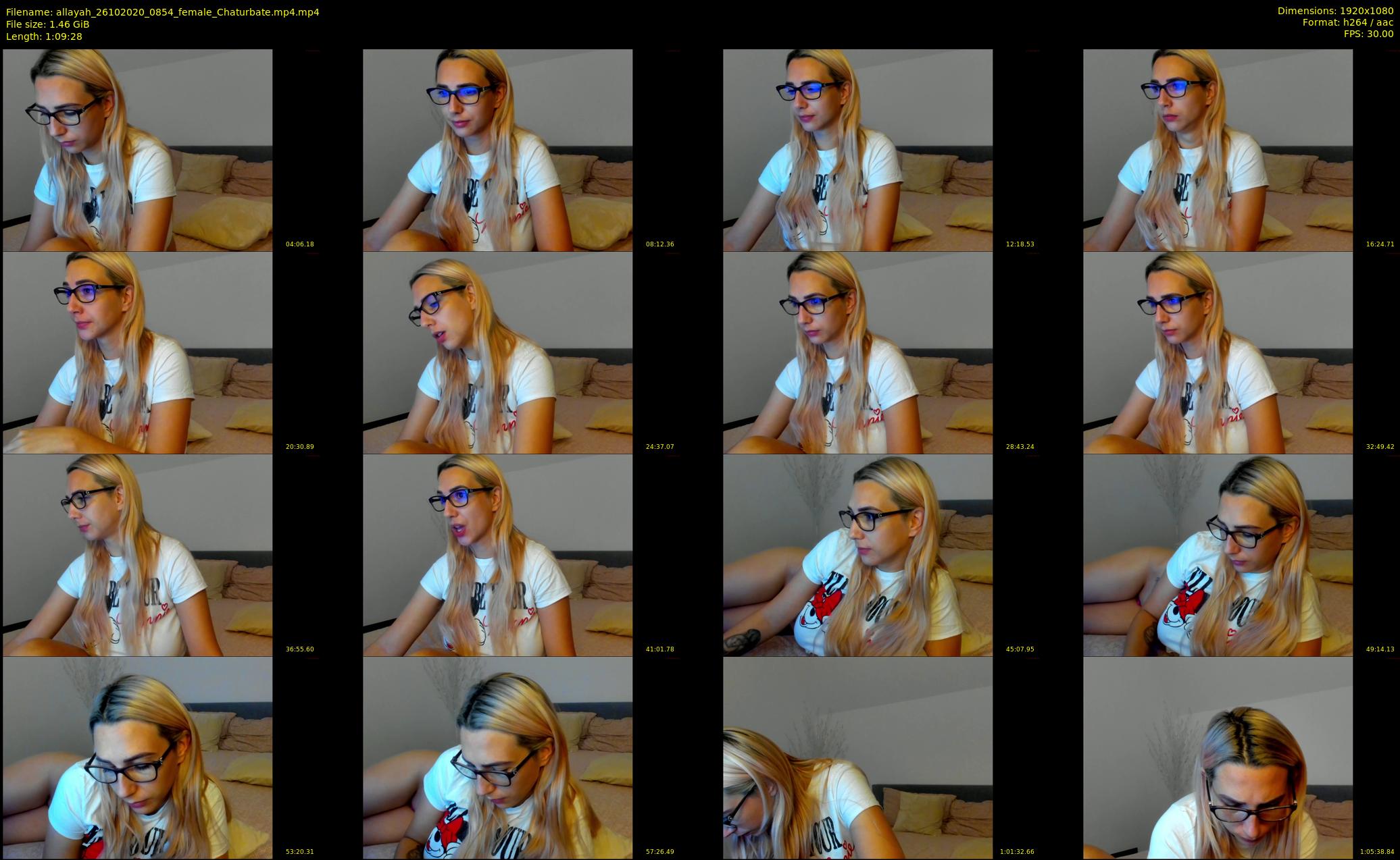 allayah — 70 minute Chaturbate female cam show recording, 1080p, Oct 26, 2020
