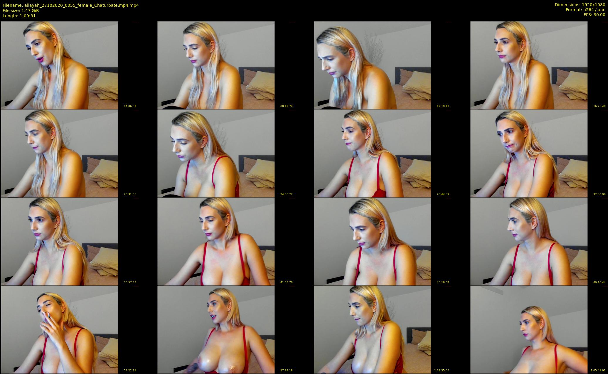 allayah — 70 minute Chaturbate female cam show recording, 1080p, Oct 27, 2020