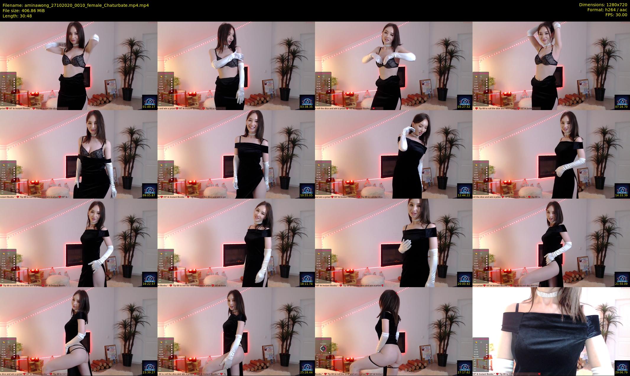 aminawong — 31 minute Chaturbate female cam show recording, 720p, Oct 27, 2020