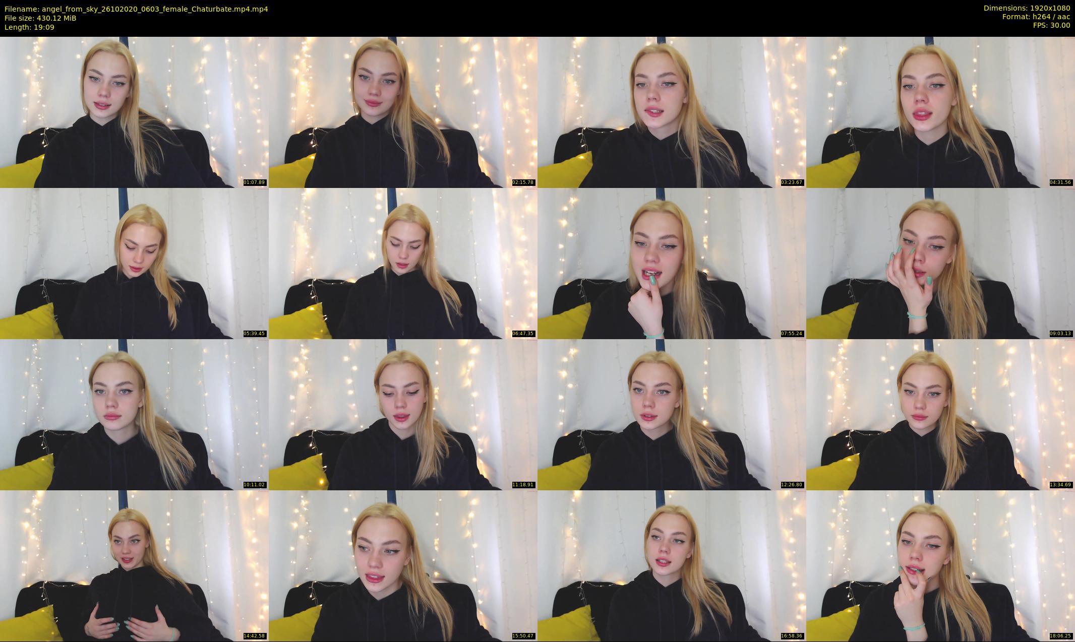 angel_from_sky — 20 minute Chaturbate female cam show recording, 1080p, Oct 26, 2020