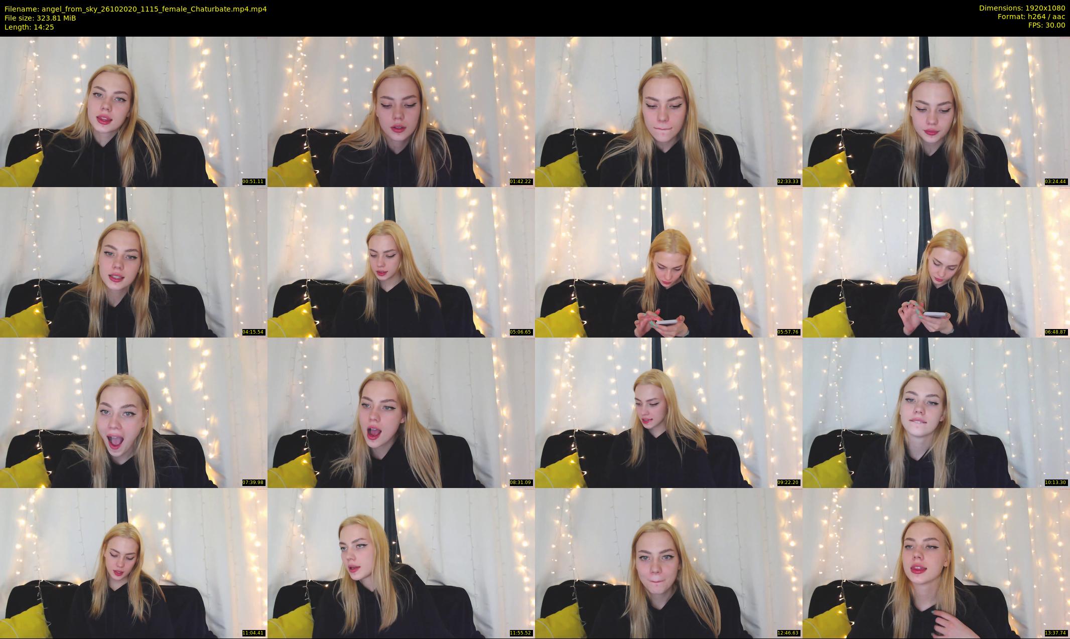 angel_from_sky — 15 minute Chaturbate female cam show recording, 1080p, Oct 26, 2020