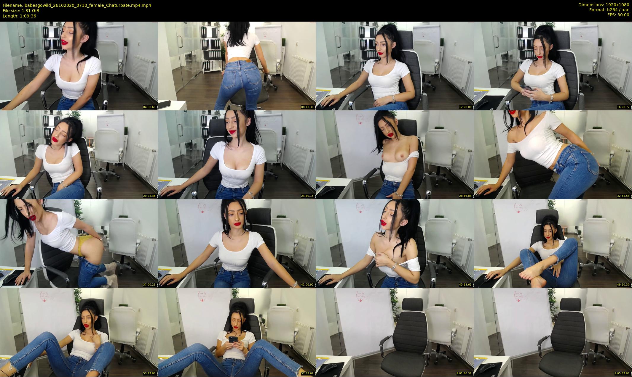 babesgowild — 70 minute Chaturbate couple cam show recording, 1080p, Oct 26, 2020